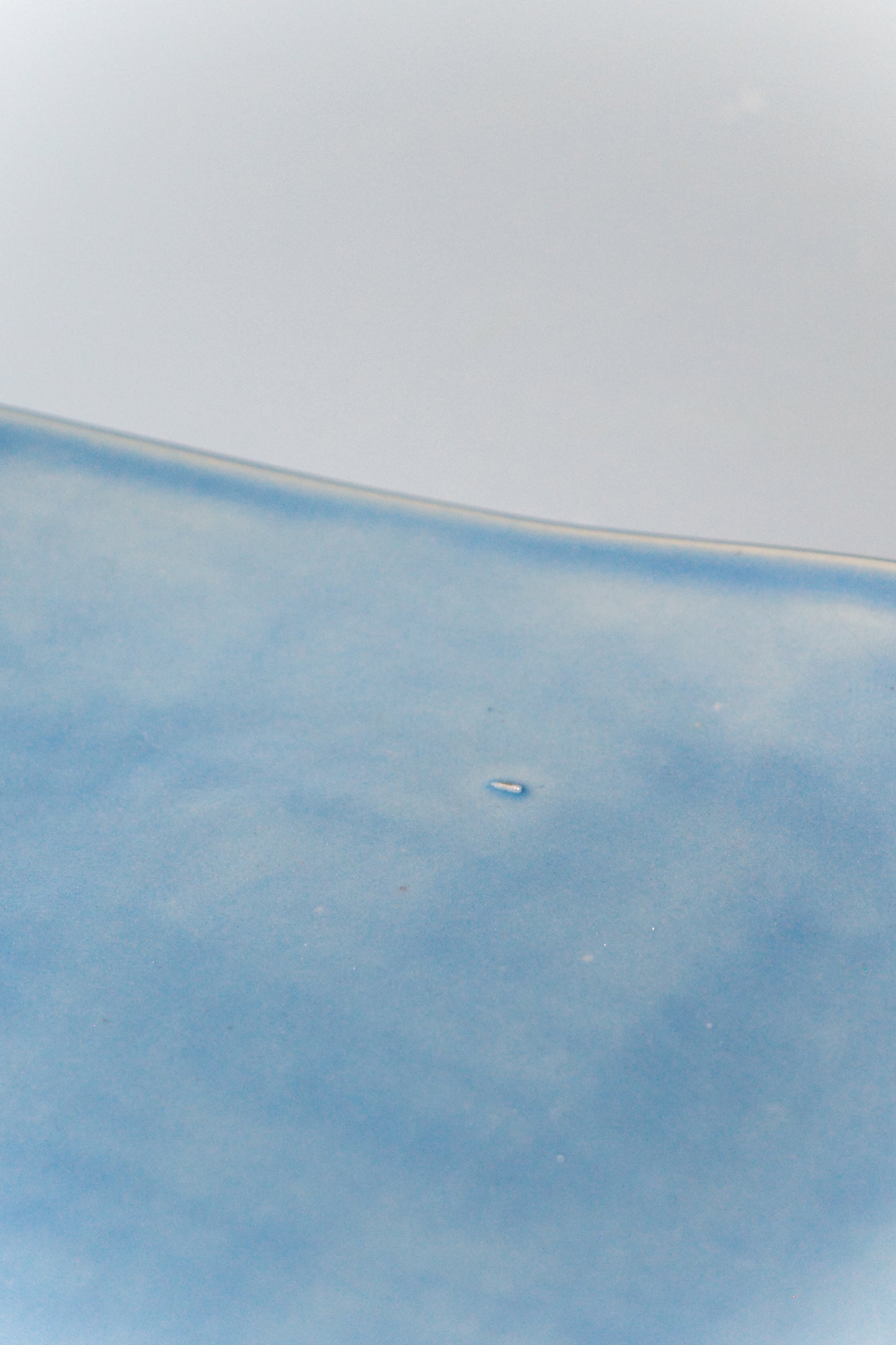 Small Handbuilt Plate (Sky - Seconds)