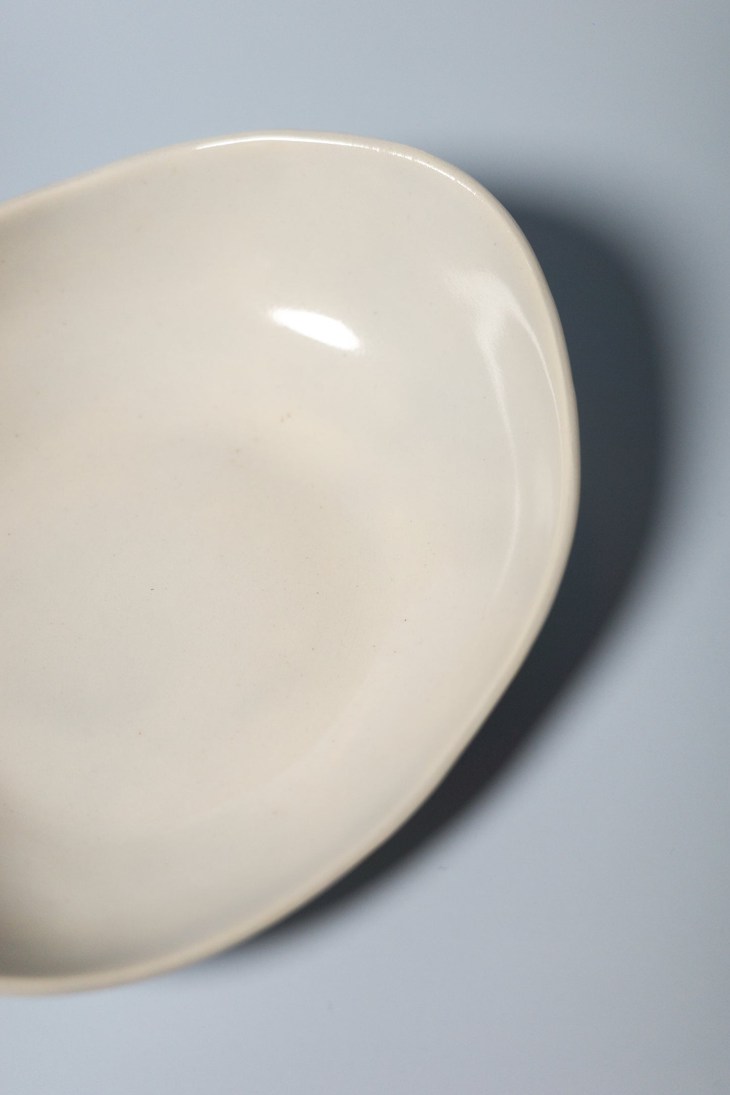 Small Handbuilt Plate (Pale Blue)