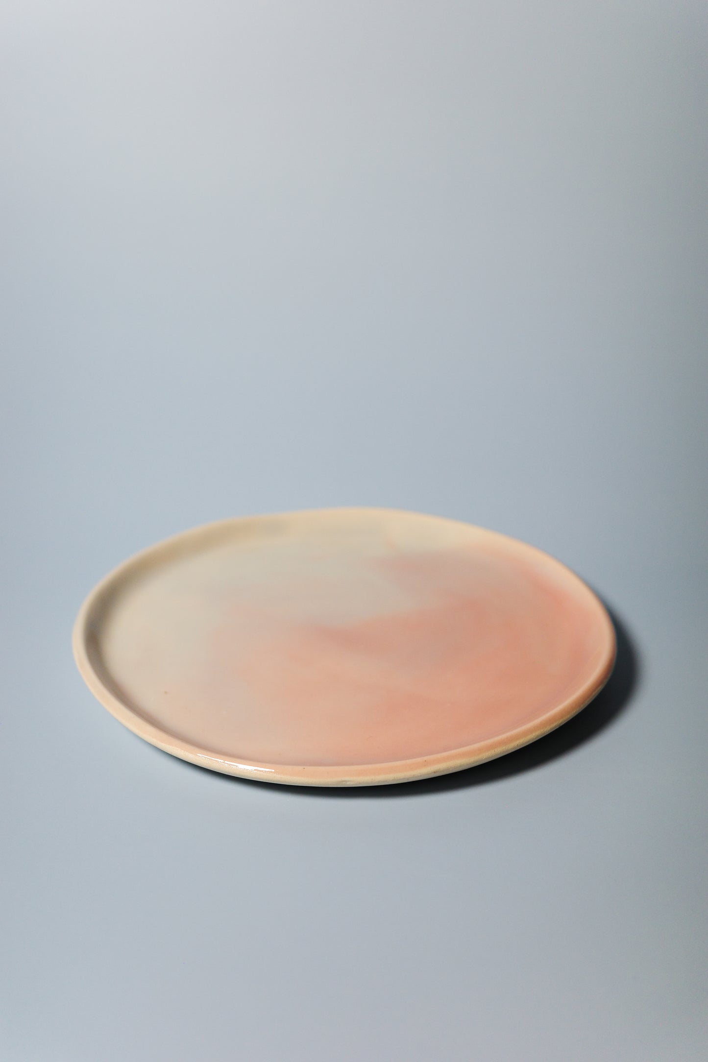 Medium Handbuilt Plate (Pink Mist)