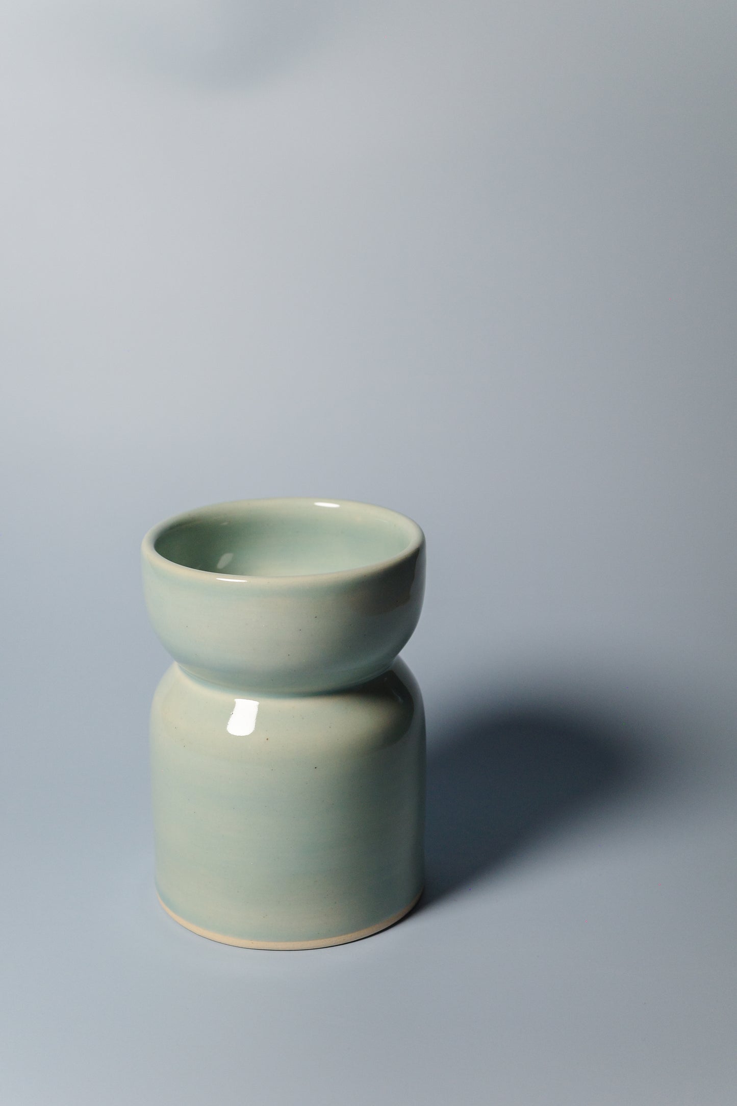 Geometric Vase (Seafoam)