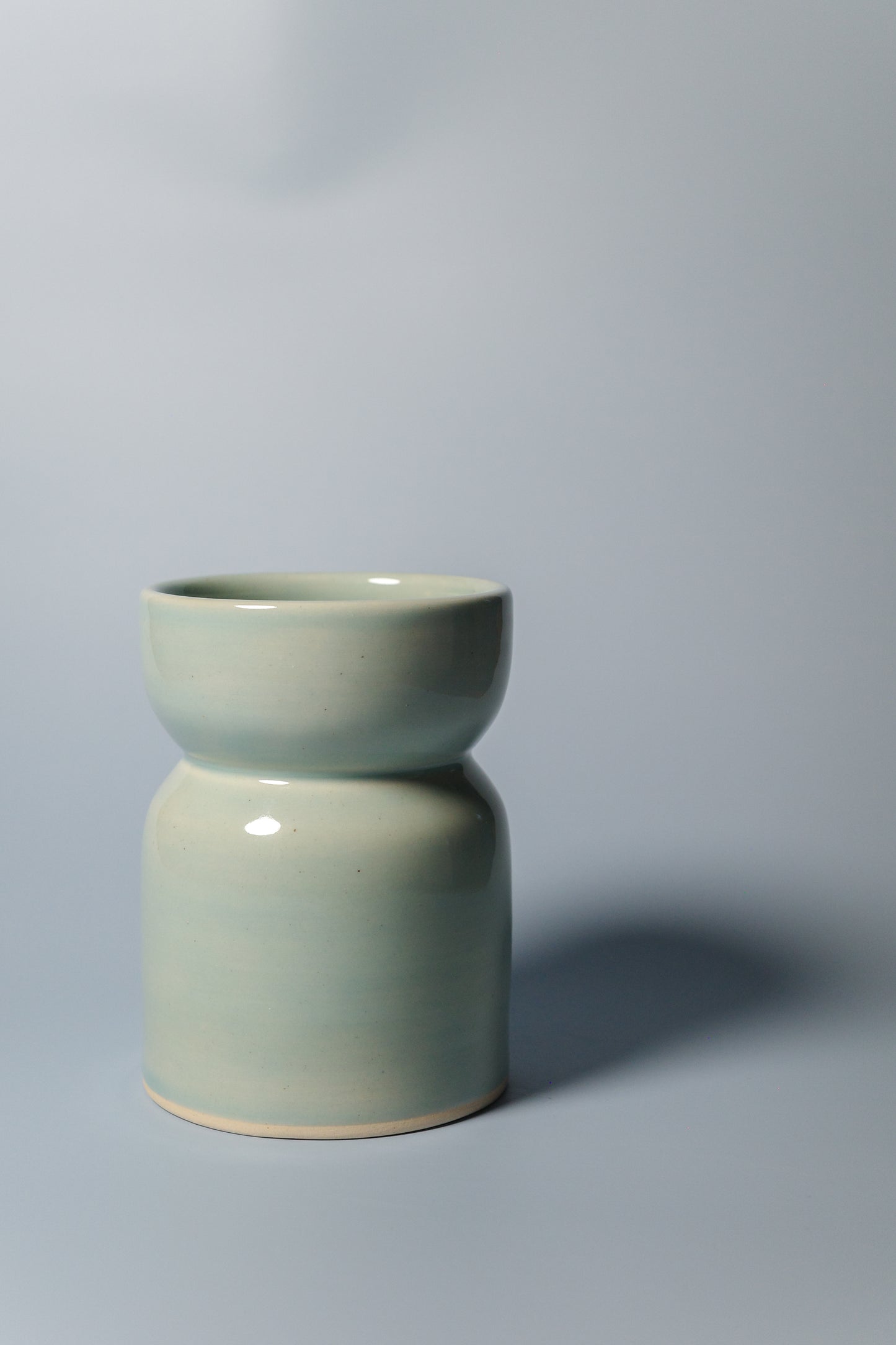 Geometric Vase (Seafoam)