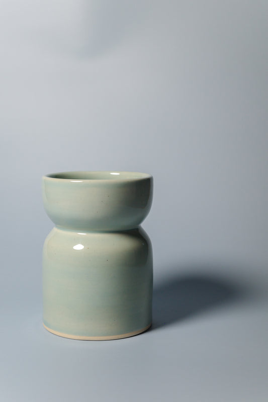 Geometric Vase (Seafoam)