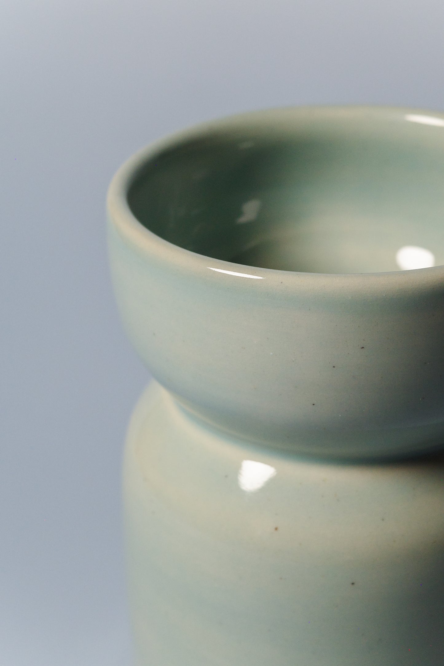 Geometric Vase (Seafoam)