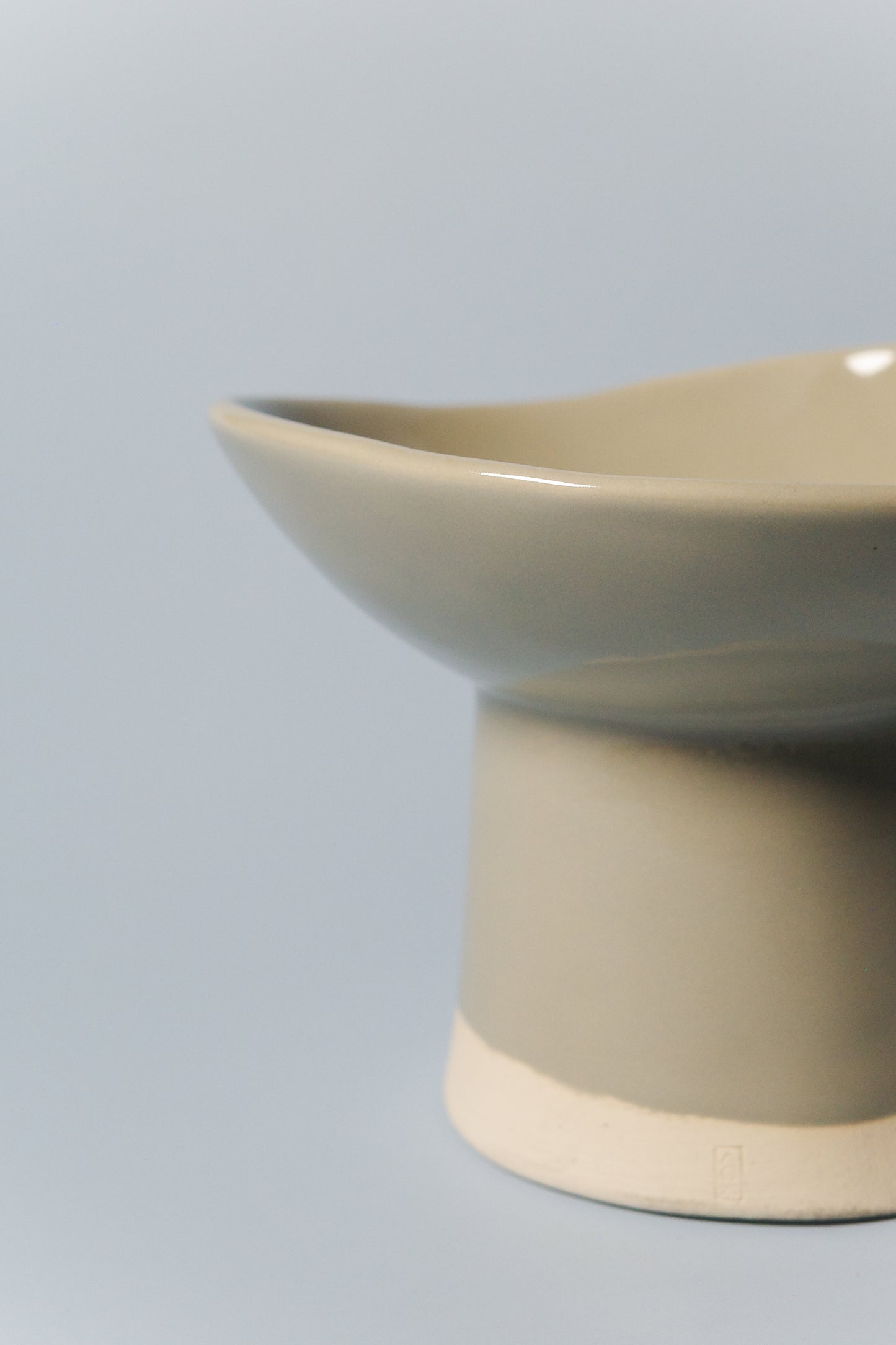 Tall Footed Vessel (Sage - Seconds)