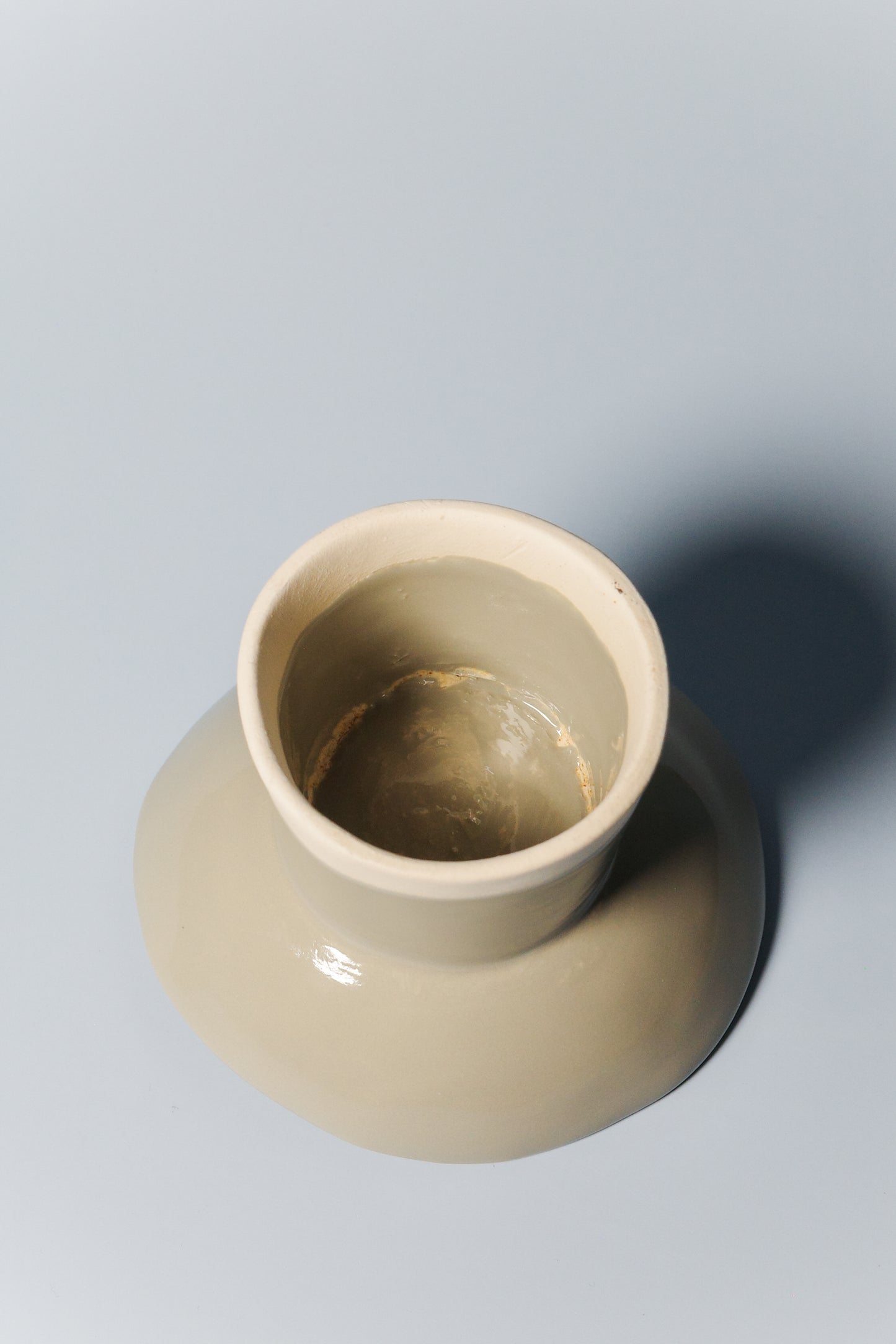 Tall Footed Vessel (Sage - Seconds)