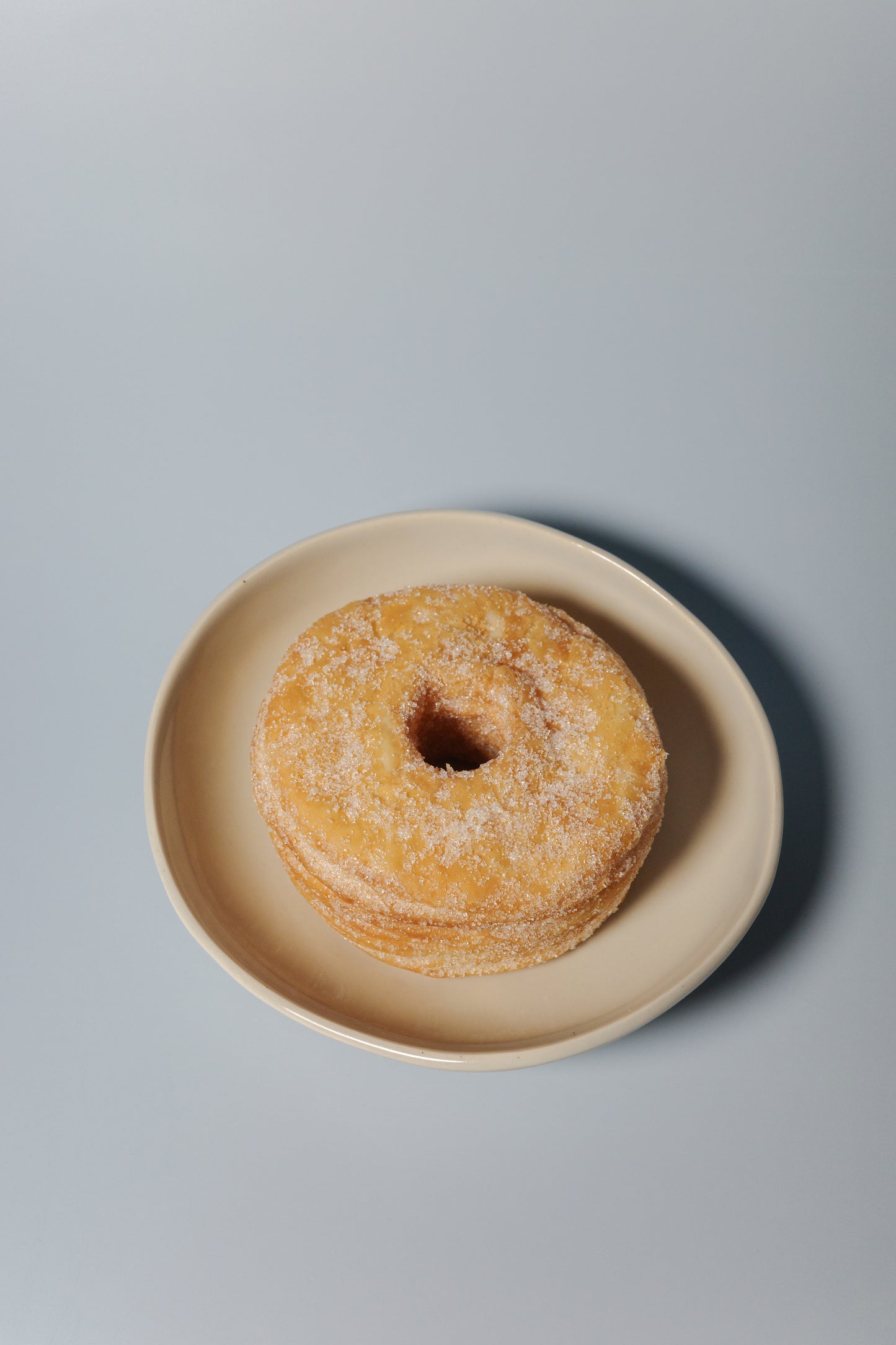 Small Handbuilt Plate (Pale Blue)