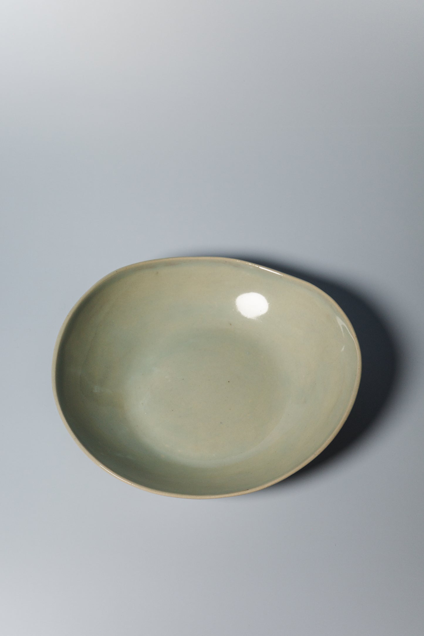 Medium Handbuilt Plate (Seafoam)