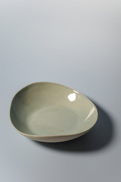 Medium Handbuilt Plate (Seafoam)