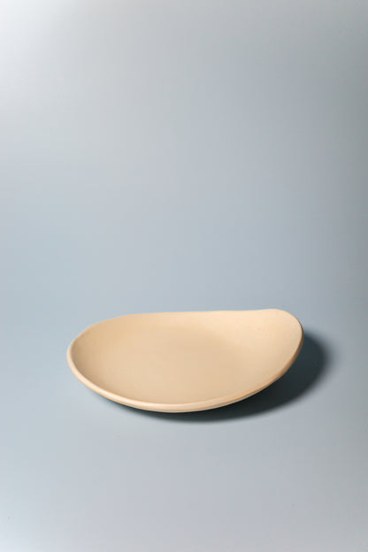 Small Handbuilt Plate (Eggshell - Seconds)