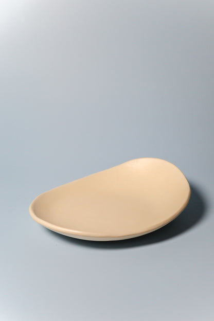 Small Handbuilt Plate (Eggshell - Seconds)