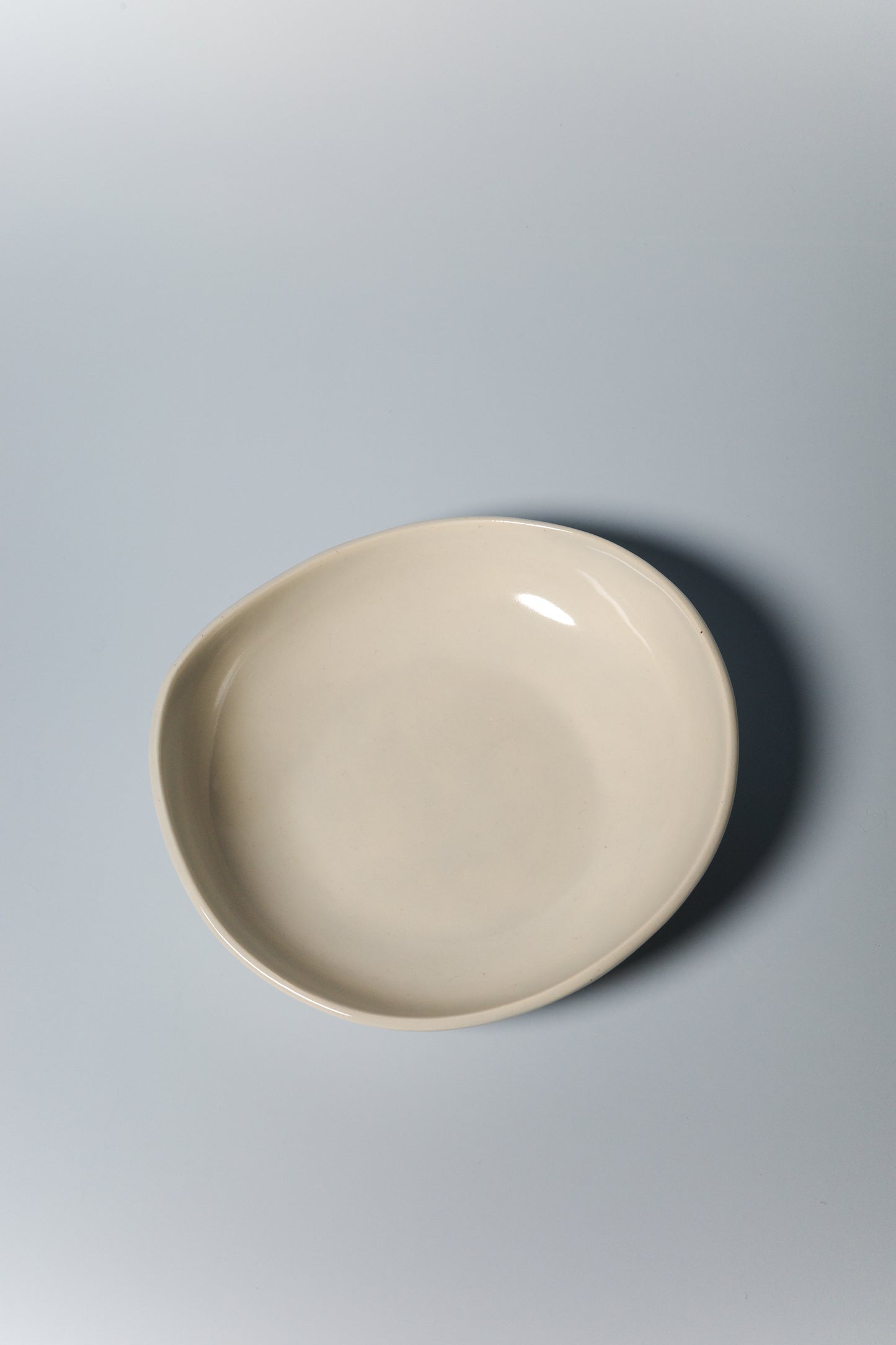 Small Handbuilt Plate (Pale Blue)