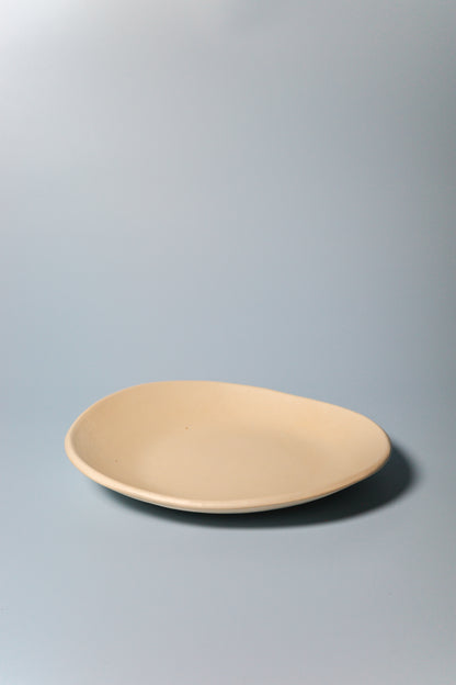 Small Handbuilt Plate (Eggshell)