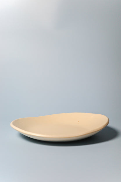 Small Handbuilt Plate (Eggshell)
