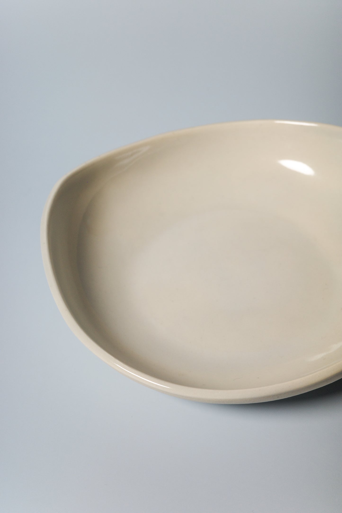 Small Handbuilt Plate (Pale Blue)