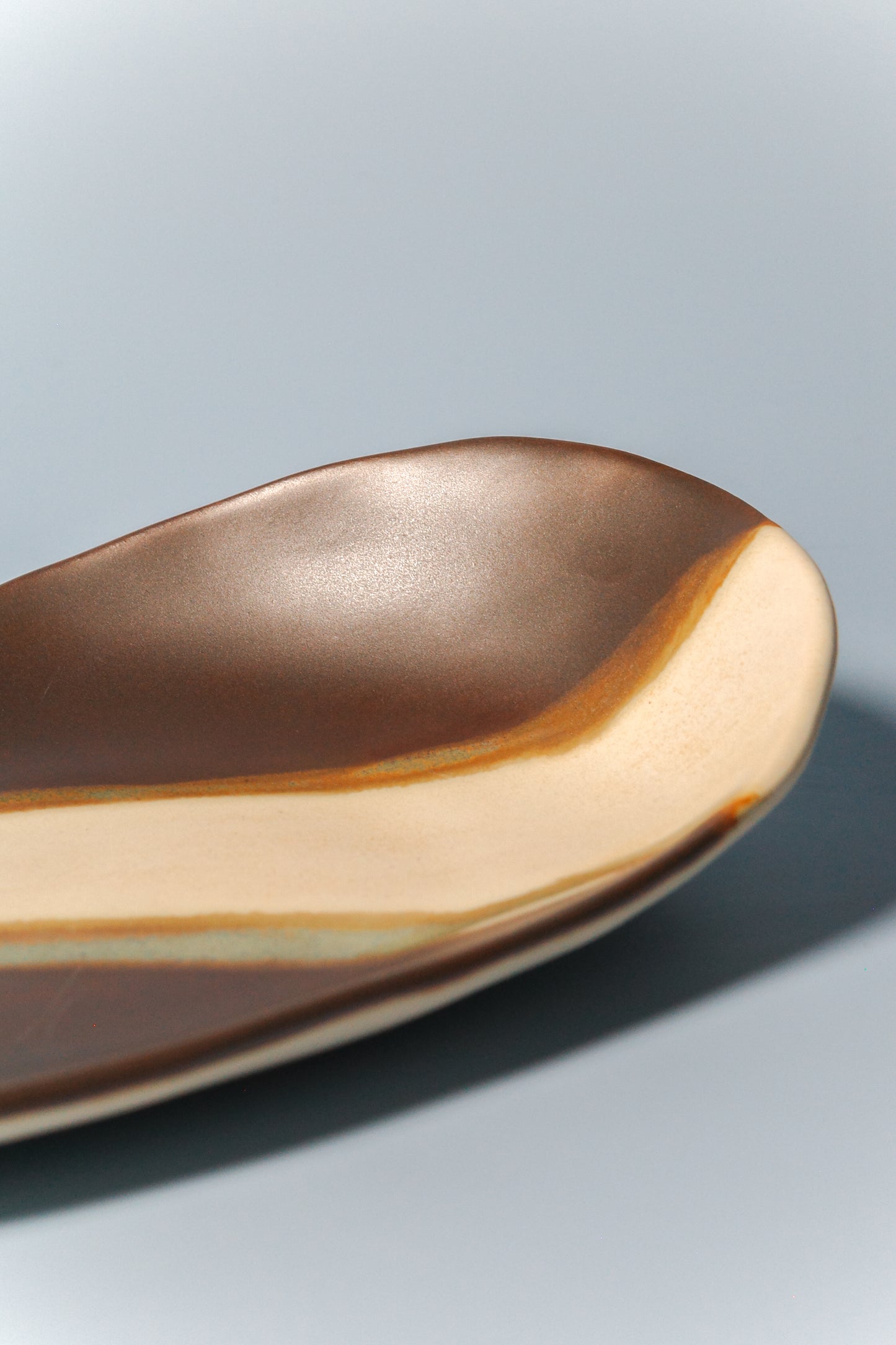 Medium Handbuilt Plate (Mocha Ivory)