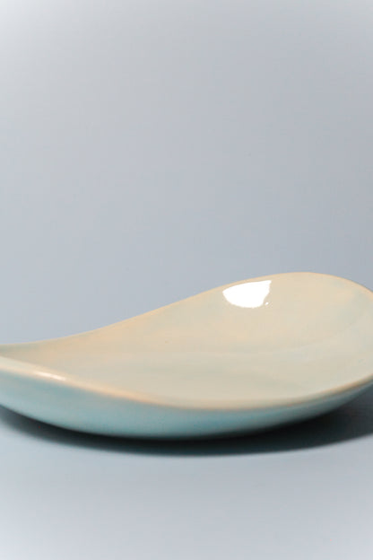 Small Handbuilt Plate (Mist)