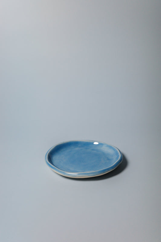 Baby Handbuilt Plate (Sky)