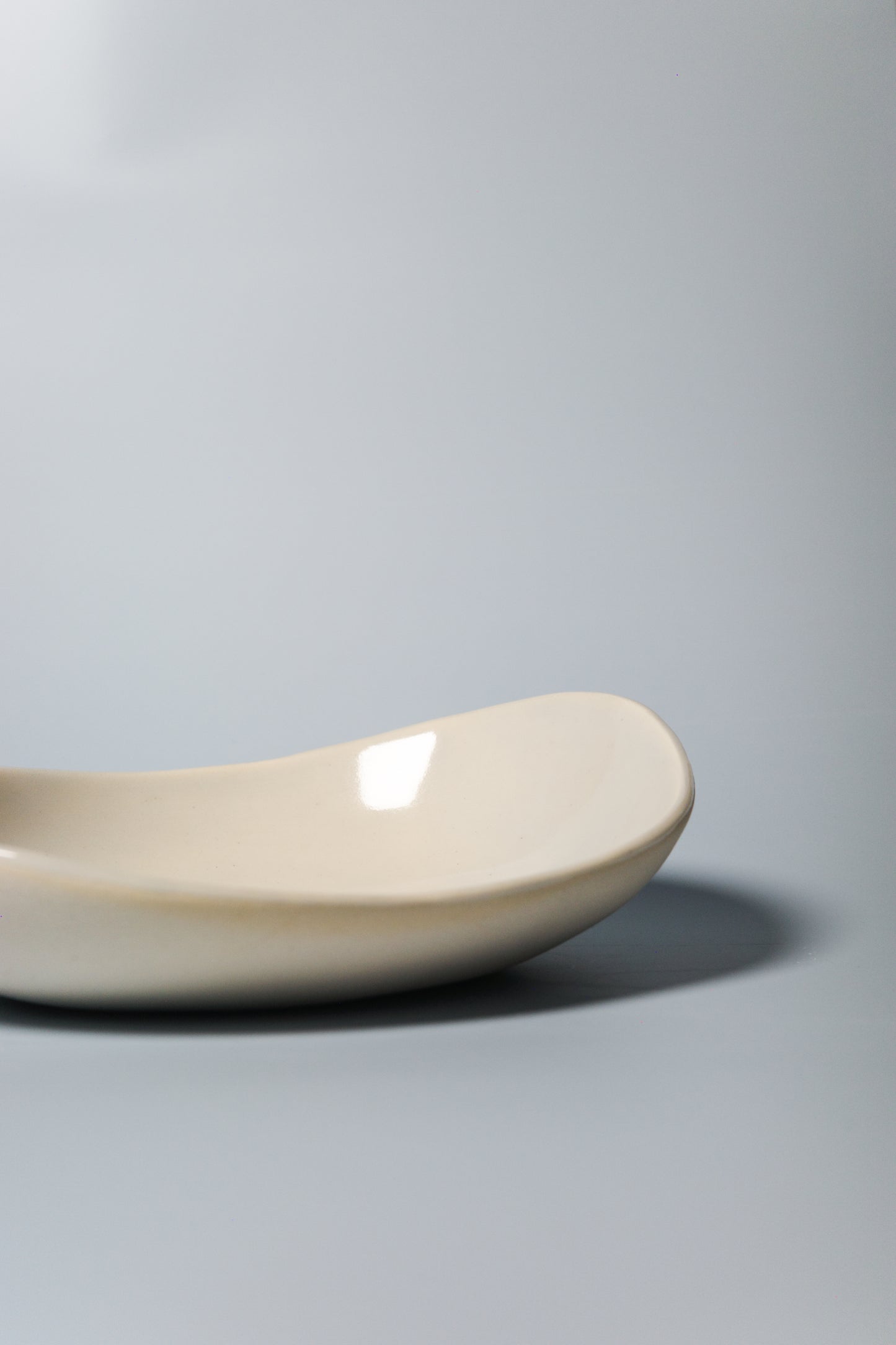 Small Handbuilt Plate (Pale Blue)