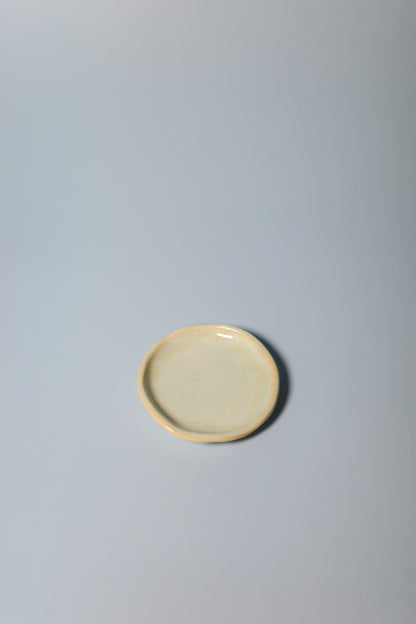 Baby Handbuilt Plate (Honey Sage - Seconds)