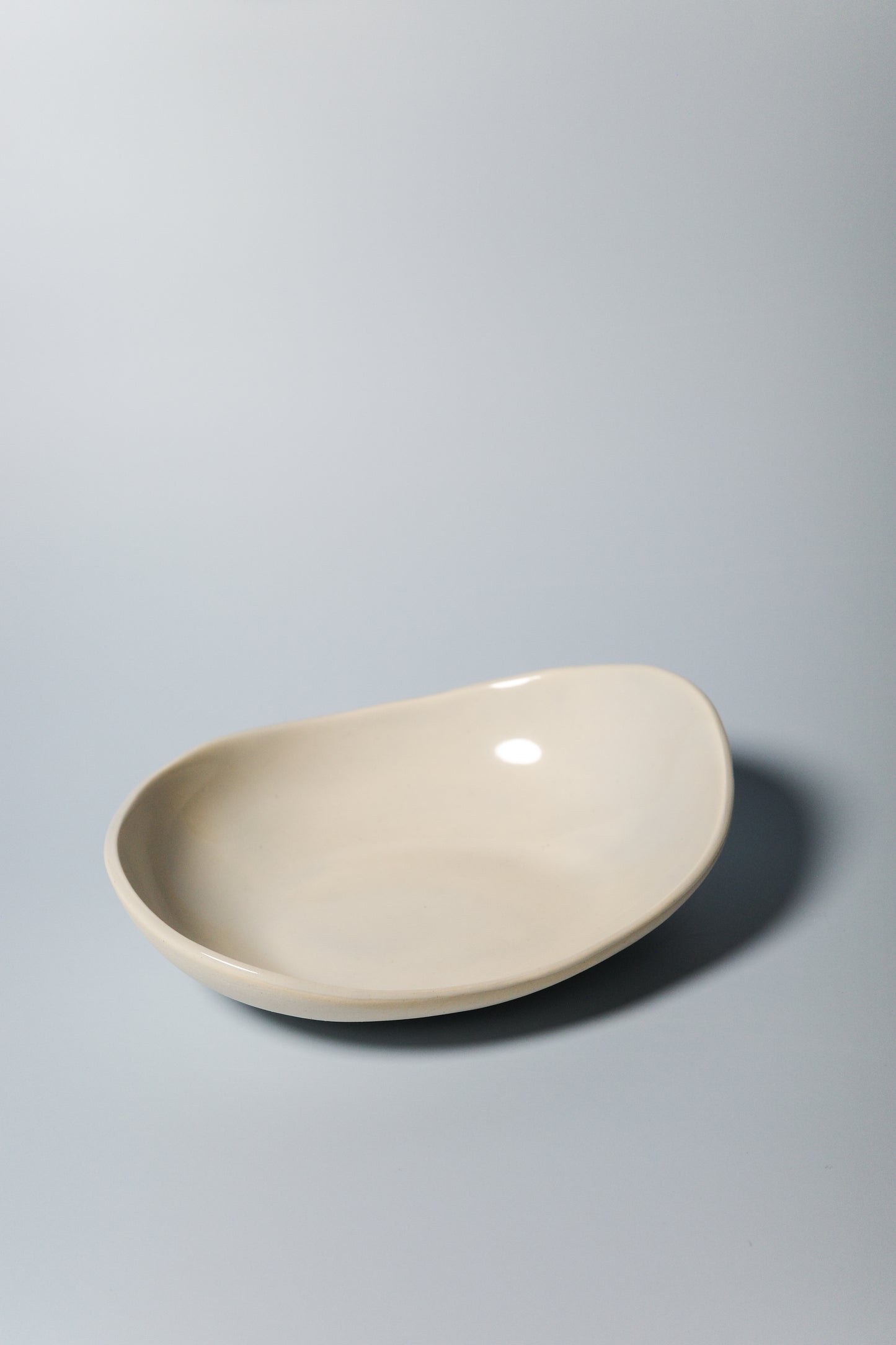 Small Handbuilt Plate (Pale Blue)