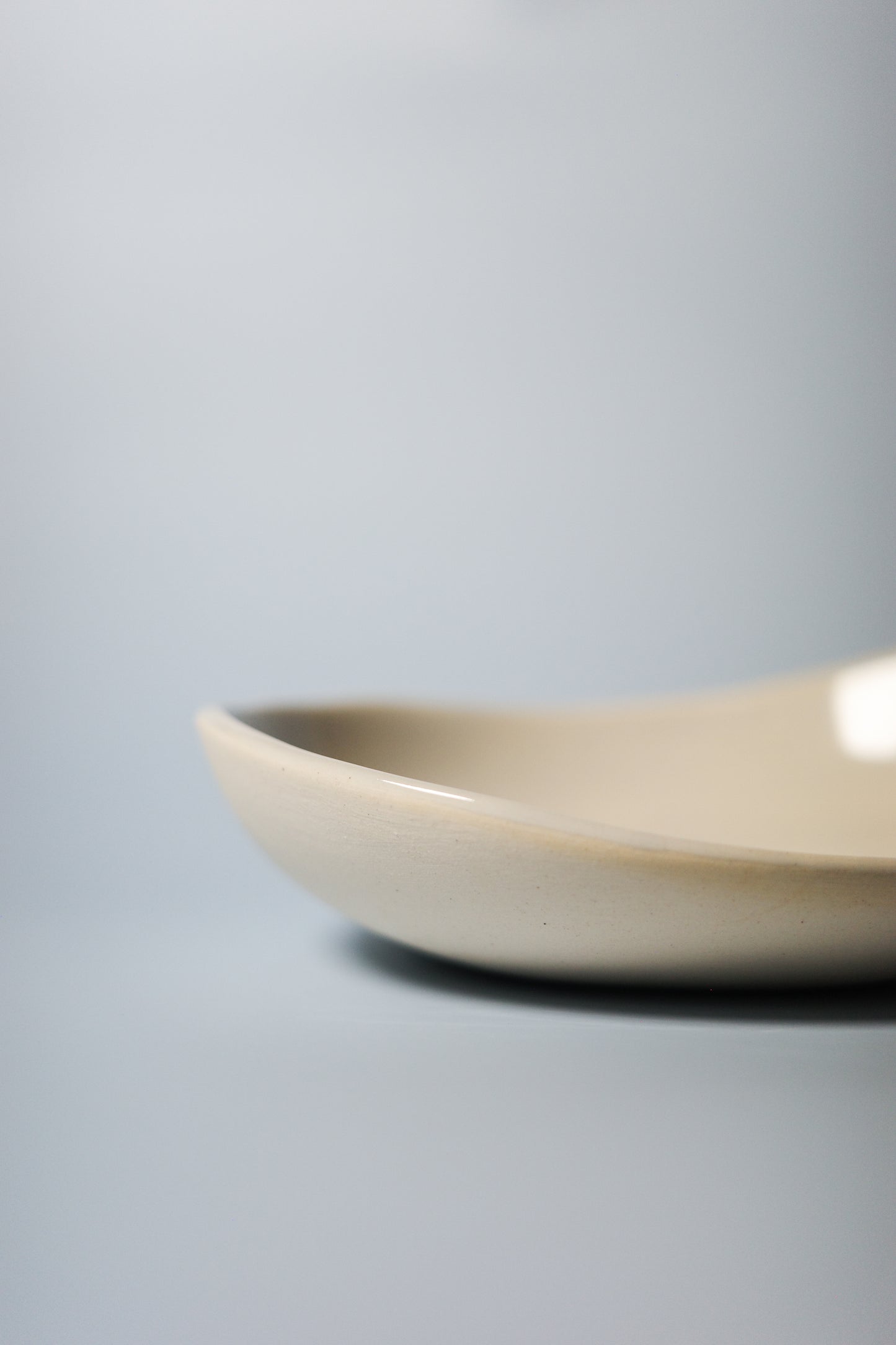 Small Handbuilt Plate (Pale Blue)