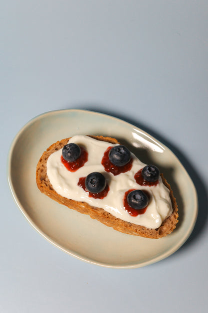 Small Handbuilt Plate (Mist)