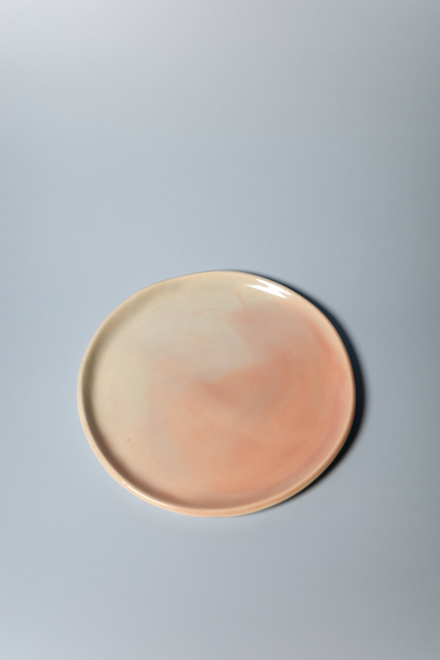 Medium Handbuilt Plate (Pink Mist)