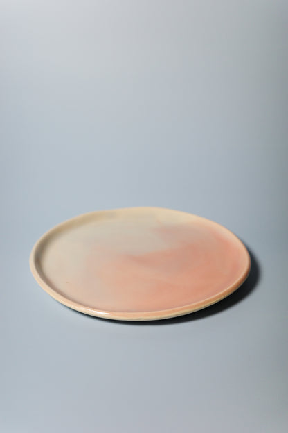 Medium Handbuilt Plate (Pink Mist)