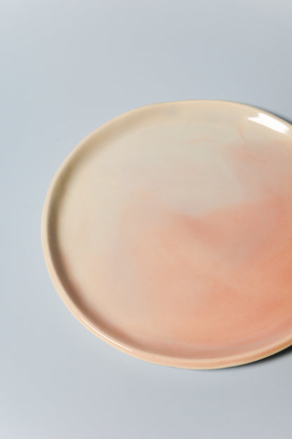 Medium Handbuilt Plate (Pink Mist)