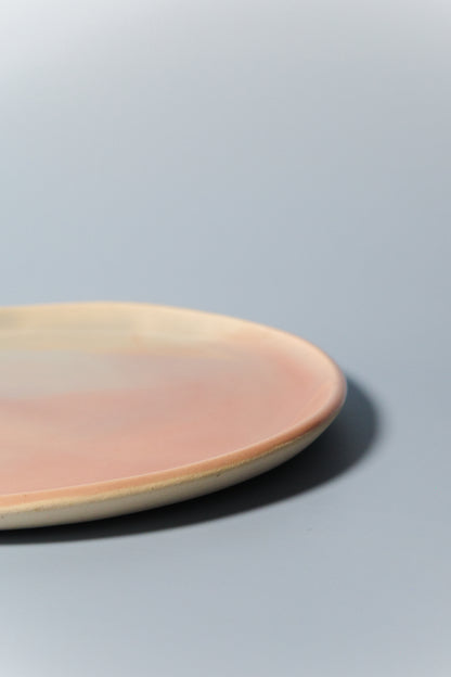 Medium Handbuilt Plate (Pink Mist)