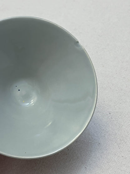 sage tall footed bowl